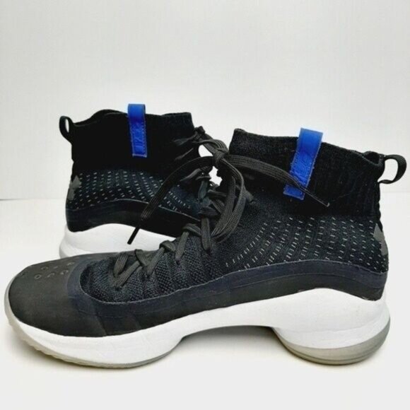 UNDER ARMOUR Curry 4 Basketball Athletic Shoes Black Youth Sz 6.5 - Picture 12 of 14